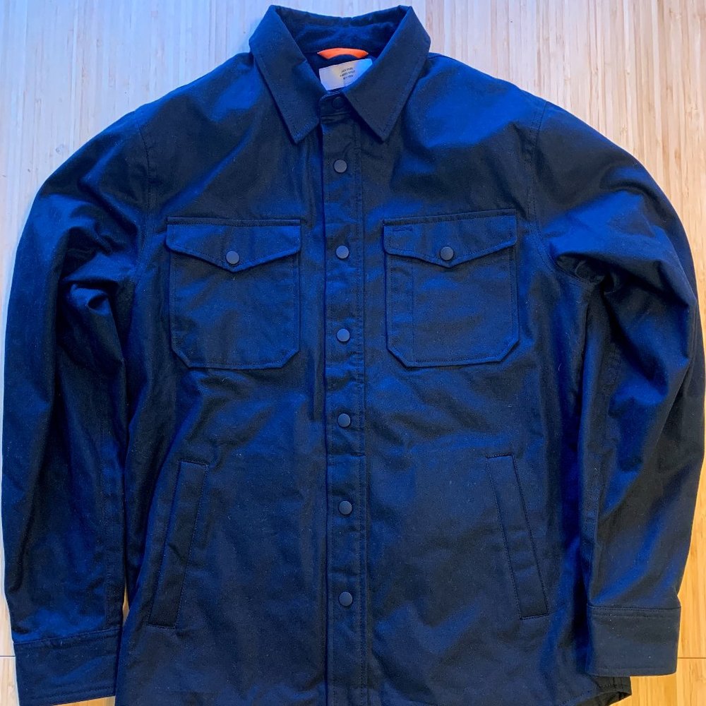 Jack Spade Waxwear Waxed Shirt Jacket Shacket S